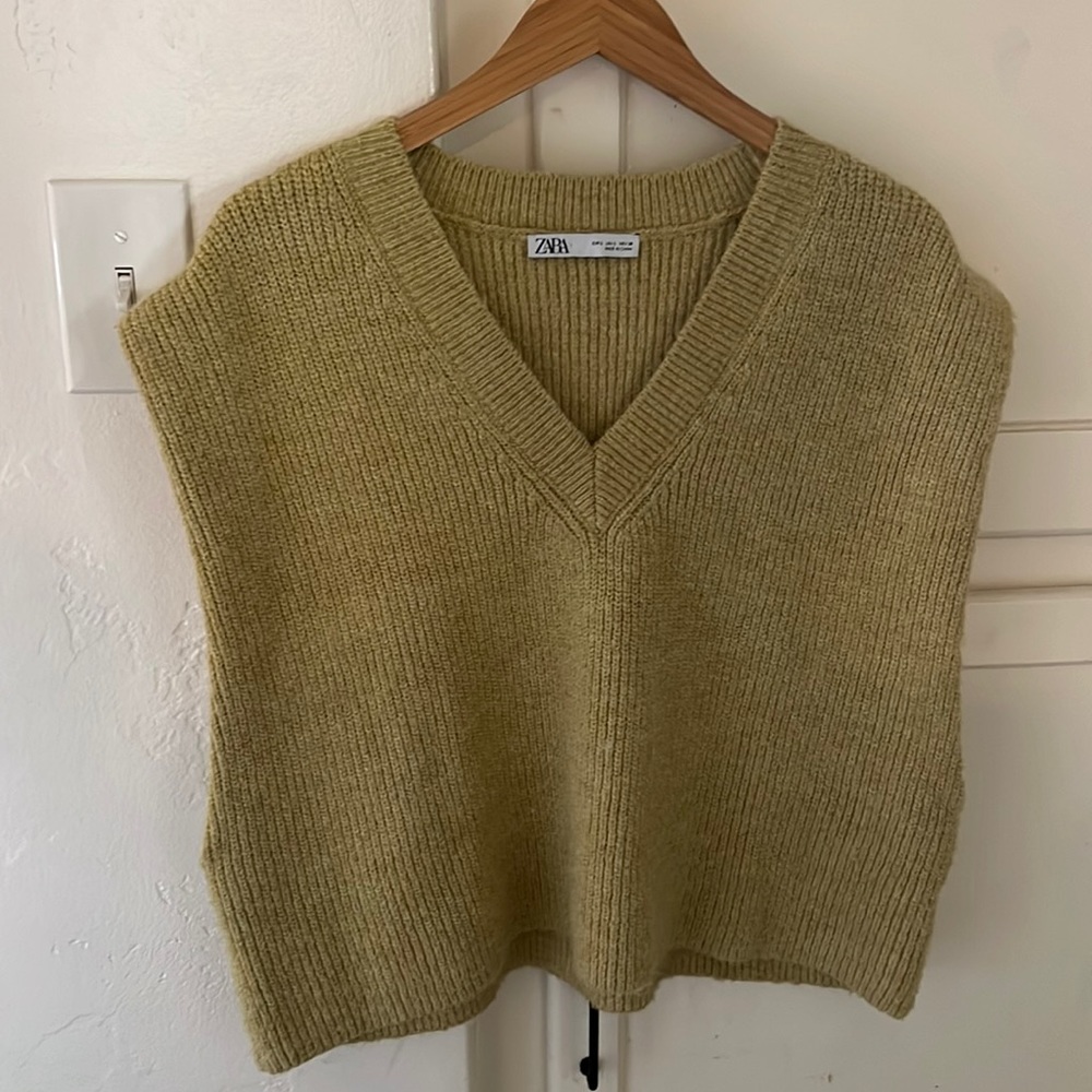 Chartreuse sweater vest